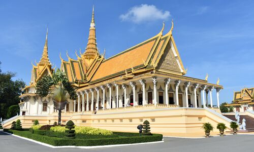 Phnom Penh Royal Palace Exteri